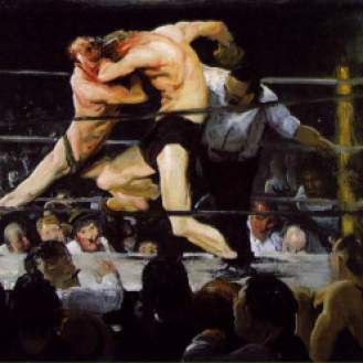 George Bellows, Stag At Sharkeys, 1909