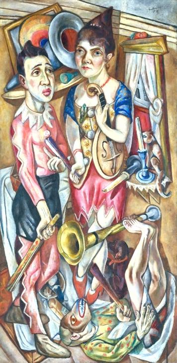 Carnival 1920 by Max Beckmann 1884-1950